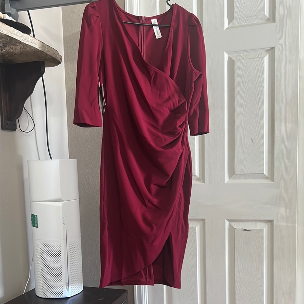 Elegant Red Women's Dress